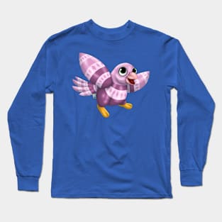 Sparrowmint: Pink Long Sleeve T-Shirt